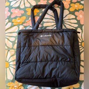 Columbia puffer tote